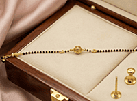 18 kt Gold Celestial Sphere Mangalsutra Bracelet