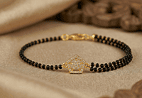 18 kt Gold Stellar Pentagon Mangalsutra Bracelet