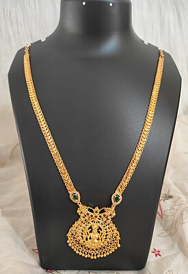lakshmi Pendant long chain lakshmi Pendant long chain