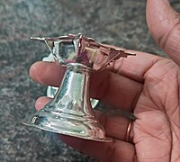 German Silver Diya for Return Gift