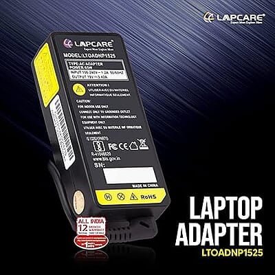 Lapcare LTOADNP1525 65 W Laptop Adapter 19V