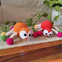 Crochet Spider Rattle