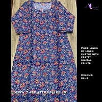 PURE LINEN BY LINEN KURTHI  CUSCKRS21441