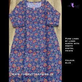 PURE LINEN BY LINEN KURTHI  CUSCKRS21441