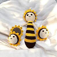 Crochet Sunflower Sleep Buddy