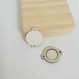 Mini Hoop Brooch Veneer Small Mini Hoop Brooch Veneer Small