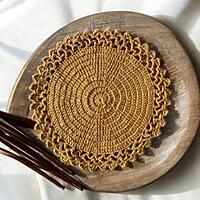 Crochet Single Colour Trivet