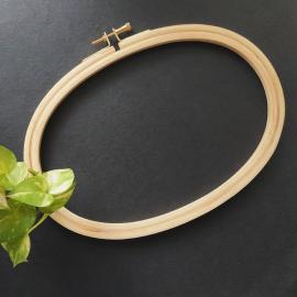 Oval Horizontal Brass Screw Wooden Hoop Oval Horizontal Brass Screw Wooden Hoop