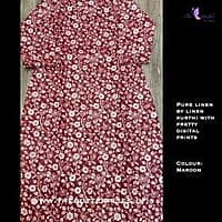 PURE LINEN BY LINEN KURTHI CUSCKRS21443