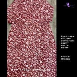 PURE LINEN BY LINEN KURTHI CUSCKRS21443