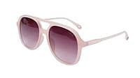 Soigné Female Aviator Sunglasses.Light Pink with multi color String