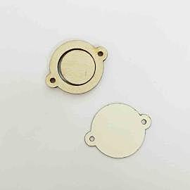 Mini Hoop Brooch Veneer Small