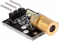 Perspective view of laser module