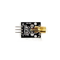 Top view of laser module