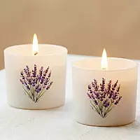 Lavender Scented Candle Set of 2
