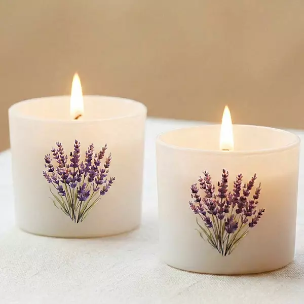 Lavender Scented Candle Set of 2