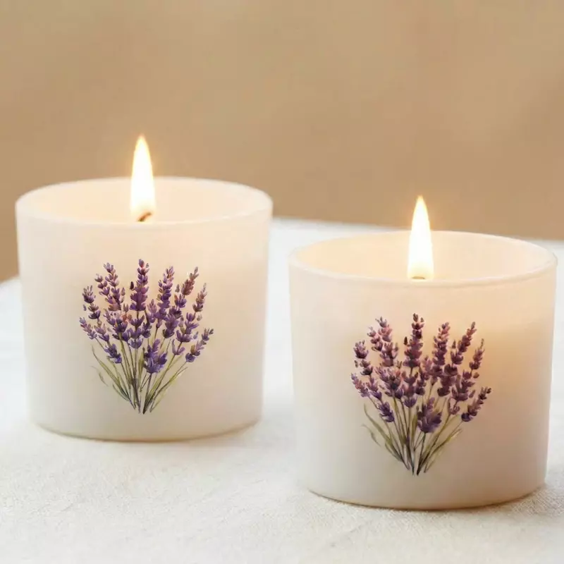 Lavender Scented Candle Set of 2