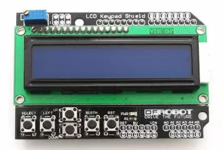 LCD display shield for Arduino 16x2 with buttons