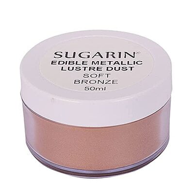 STN Sugarin Edible Metallic Luster Dust Soft Bronze 10ml