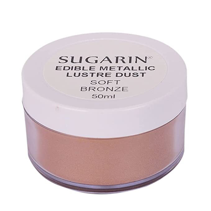 STN Sugarin Edible Metallic Luster Dust Soft Bronze 10ml