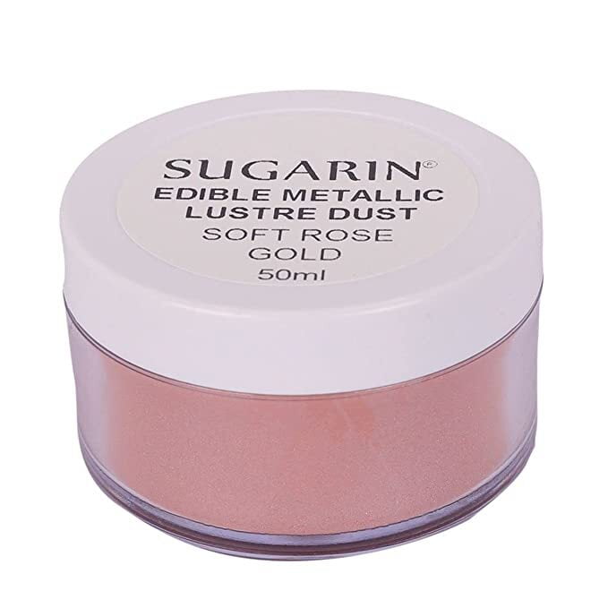 STN Sugarin Edible Metallic Luster Dust Soft Rose Gold 10ml