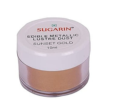 STN Sugarin Edible Metallic Luster Dust Sunset Gold 10ml