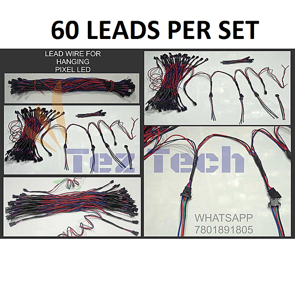 LEAD WIRE 60 4 PIN OUTPUTS 50 FEET 10 INCH GAP