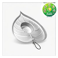 Leaf Tray | 5 Inch Decorative Plastic Planter Tray | Indoor & Balcony Use