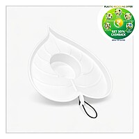 Leaf Tray | 5 Inch Decorative Plastic Planter Tray | Indoor & Balcony Use
