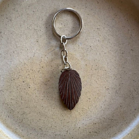 Coconut Shell Key Chain