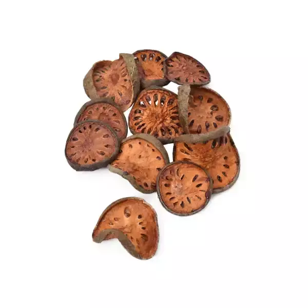 Natural dried bell fruit slices 2–3 inch for potpourri, eco décor, and handmade crafts by leafndeor