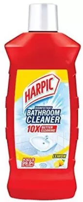 Harpic 1 Litre - Lemon, Bathroom Cleaner Liquid |