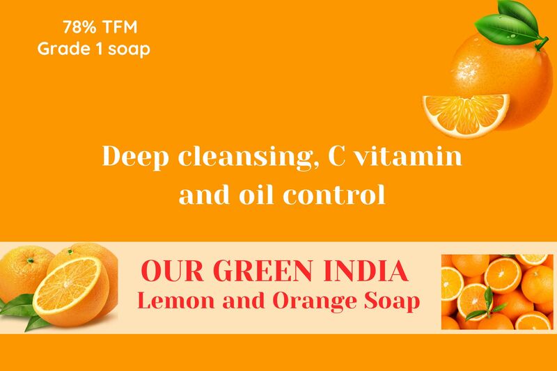 Our Green India Lemon Orange Soap