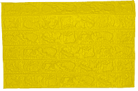 3D Self Adhesive Lemon Yellow Brick Wall Stickers