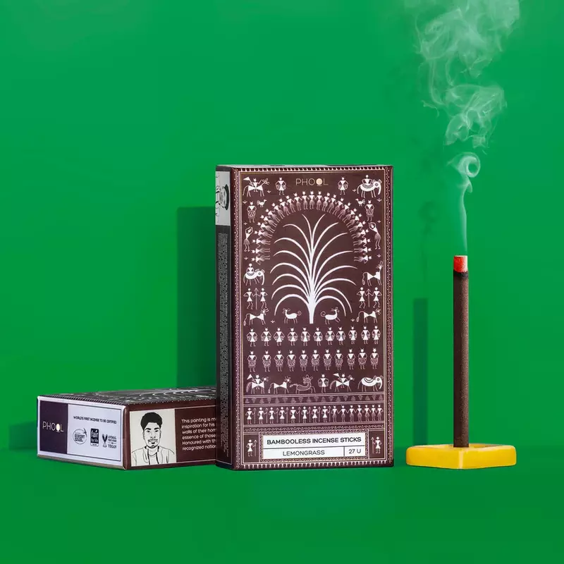 Phool LEMONGRASS Bambooless Incense Sticks