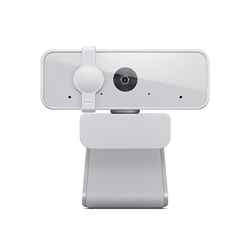 Lenovo 300 FHD Webcam – Full HD 1080p  Dual Mic  Privacy Shutter  USB Webcam
