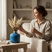 Royal Blue Vase