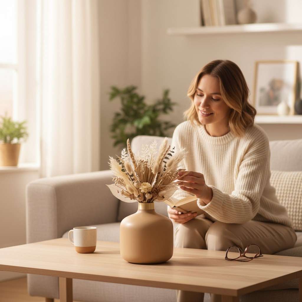 Warm Beige Vase