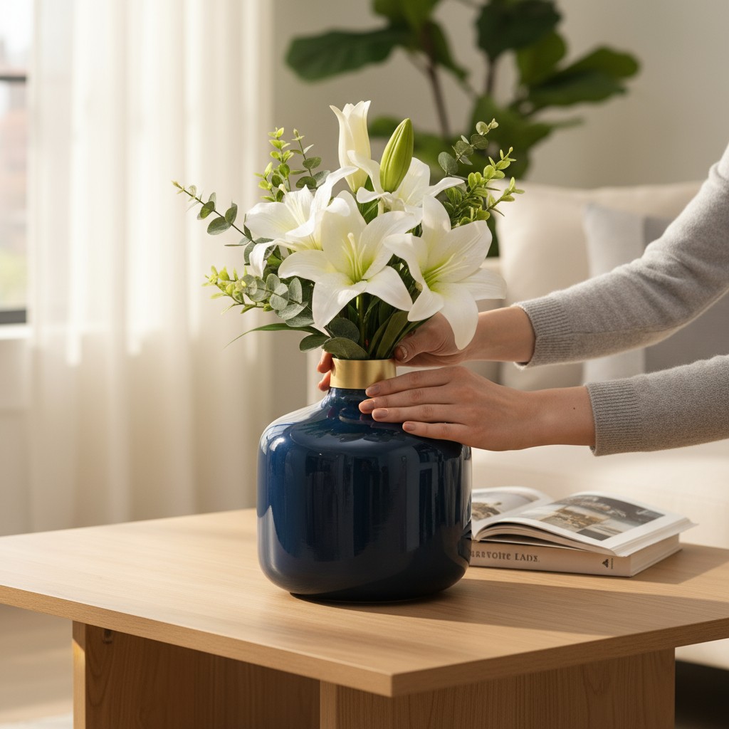 Midnight Blue Vase