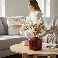 Deep Maroon Vase