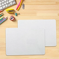 Pack of 6 Rigid MDF Plain A4 Whiteboards