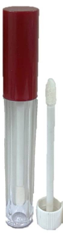 Lipstick- ROUND - MAROON Cap - 4/5ml - Tall Container - Acrylic Lipstick- ROUND - MAROON Cap - 4/5ml - Tall Container - Acrylic