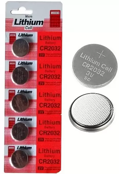 Lithium 2032 Coin Battery - Pack of 100