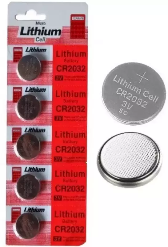 Lithium 2032 Coin Battery - Pack of 100