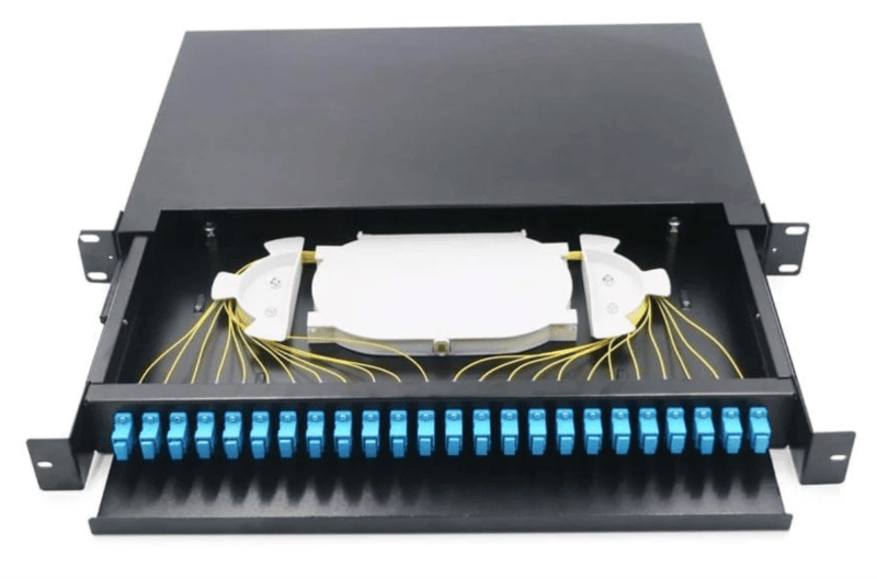 Delton Fixed Optical Fiber LIU 6 port Rack Mount - Unloaded