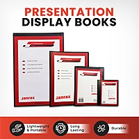 Janrax A5 Presentation Display Book 40 Pockets (80 Views)