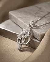 925 Silver Ribbon of Radiance Pendant