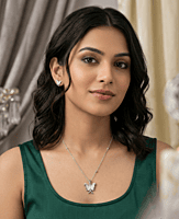 925 Silver Monarch Butterfly Pendant