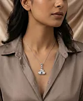 925 Silver Twin Blossom Pendant