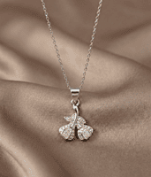 925 Silver Twin Blossom Pendant